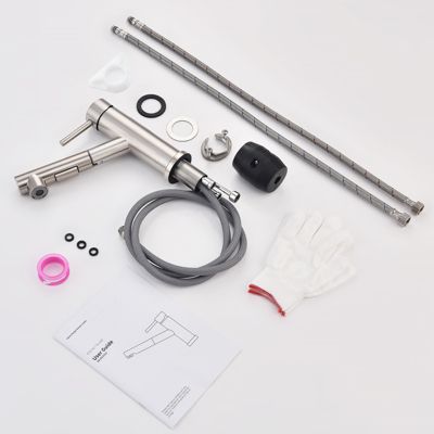 Mitigeur Cuisine avec 2 Modes de Jet Robinet Cuisine avec Douchette Extractible Mitigeur Evier en Inox Brosse Eau Chaude et Froide