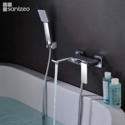 Mitigeur de Baignoire et Douche anti-calcaire Chrome IMEX FIYI BDF016-4 ...