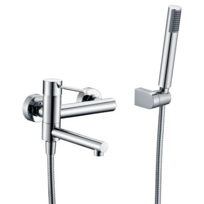 Mitigeur de Baignoire et Douche anti-calcaire Chrome IMEX MILOS STICK BDYS045-4