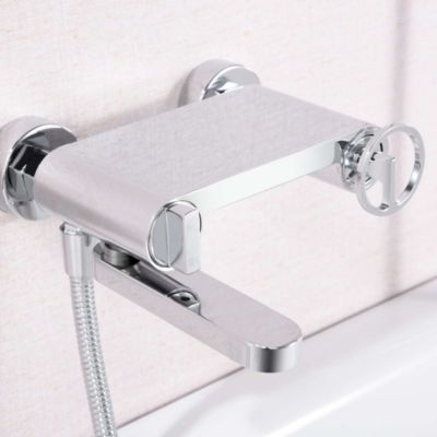 Mitigeur de Baignoire et Douche anti-calcaire Chrome IMEX OLIMPO BDC033-4