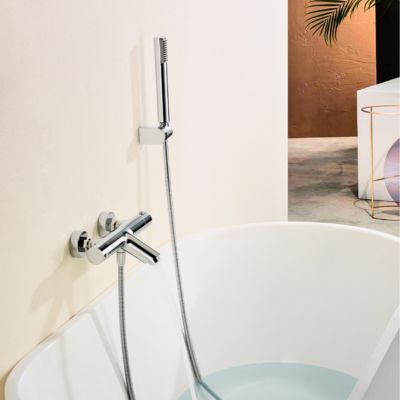 Mitigeur de Baignoire et Douche Thermostatique anti-calcaire Chrome IMEX MONZA BTM039-4