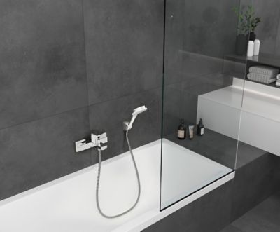Mitigeur de baignoire mécanique Hansgrohe Vernis Shape chromé