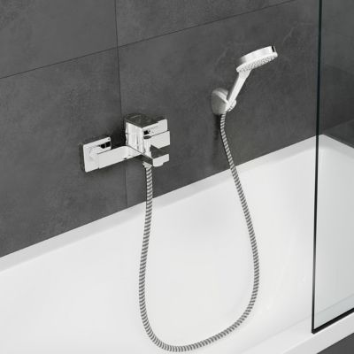 Mitigeur de baignoire mécanique Hansgrohe Vernis Shape chromé