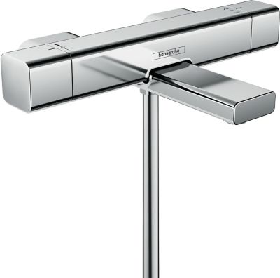 Mitigeur de baignoire thermostatique chromé Hansgrohe Ecostat E