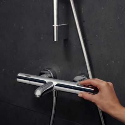 Mitigeur de Douche Thermostatique à Fixation Murale Anti-brûlure