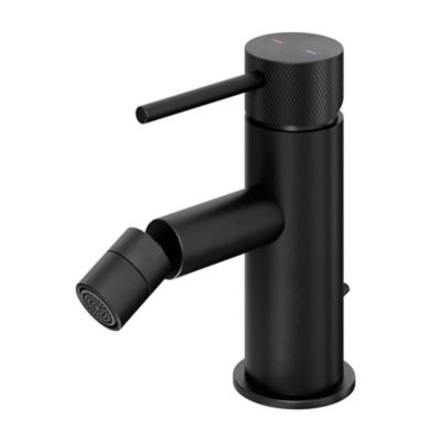 Mitigeur de bidet monotrou avec mousseur orientable, noir mat, GoodHome Owens