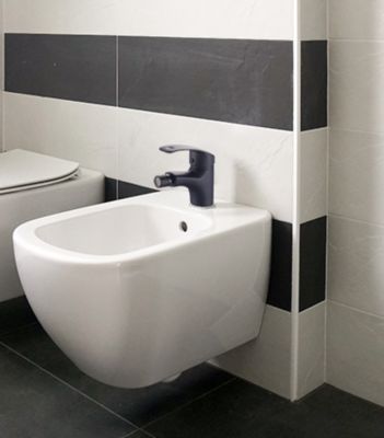 Mitigeur de bidet noir Edouard Rousseau Coast
