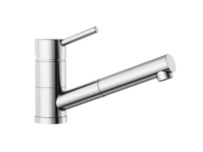 Mitigeur de cuisine avec douchette chromé Essebagno Tubic