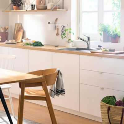 Mitigeur de cuisine avec douchette extractible chromé Hansgrohe Zesis M33 H. 219mm