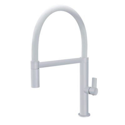 Mitigeur de Cuisine avec Douchette LAOS Blanc Mat - GCE014 IMEX PRODUCTS