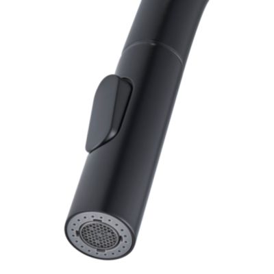 Mitigeur de cuisine avec douchette noir GoodHome Zanthe
