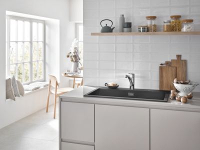 Mitigeur de cuisine bec bas Start Grohe chromé