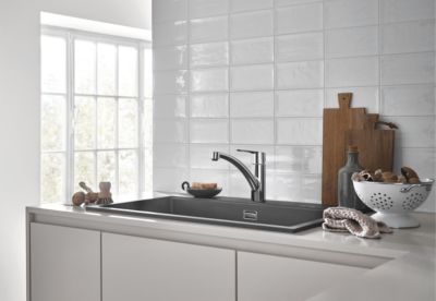 Mitigeur de cuisine bec bas Start Grohe chromé