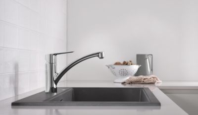 Mitigeur de cuisine bec bas Start Grohe chromé