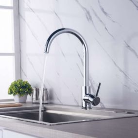 Mitigeur de cuisine bec haut SKY BATH chromé Inox S304 série ORIGIN