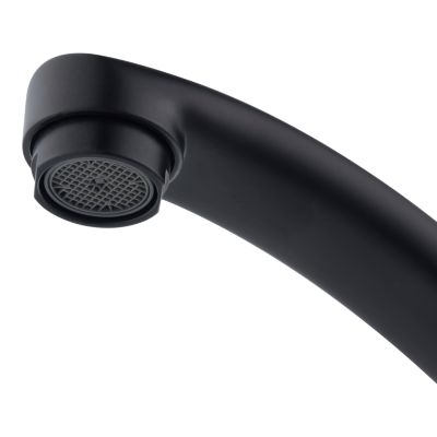 Mitigeur de cuisine Brigg en laiton coloris noir H.12,17 cm