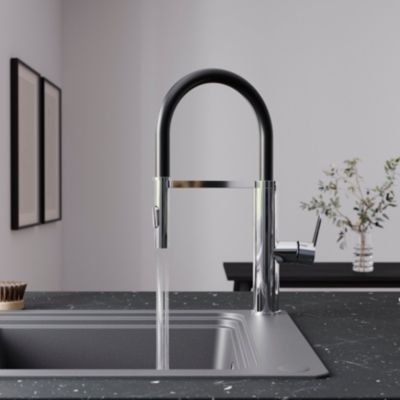 Mitigeur De Cuisine Chromé – Fixation Murale, 11 Cm, Modèle M-5