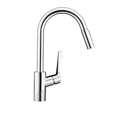 Mitigeur de cuisine chromé avec douchette Hansgrohe Cento XL