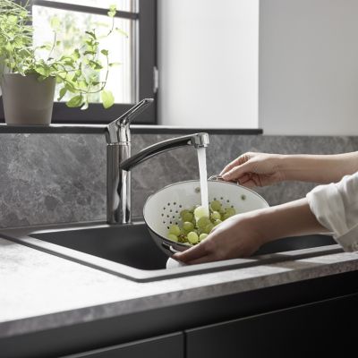 Mitigeur de cuisine chromé Hansgrohe Mysport M Ø51 x P.22 x H.23,2 cm