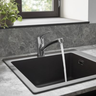 Mitigeur de cuisine chromé Hansgrohe MySport S