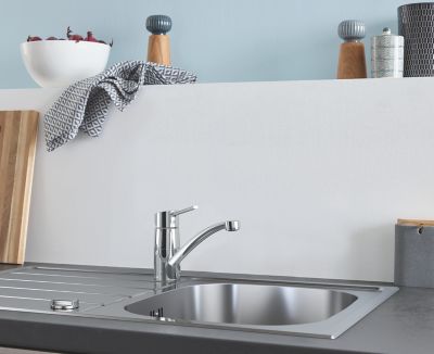 Mitigeur de cuisine chromé Swift Grohe