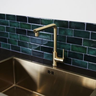 Mitigeur de cuisine doré Essebagno Pure II