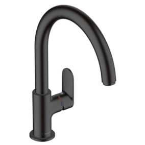 Mitigeur de cuisine en laiton Hansgrohe Vernis noir mat