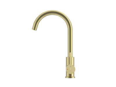 Mitigeur de cuisine en laiton or brossé Essebagno Milo