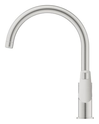 Mitigeur de cuisine Grohe Quickfix Cumbria inox brossé