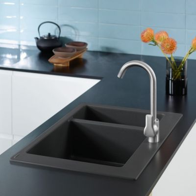 Mitigeur de cuisine inox Hansgrohe MySport