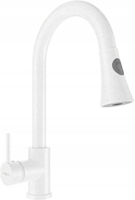 Mitigeur de cuisine Mexen Elia blanc tacheté 38x26 cm