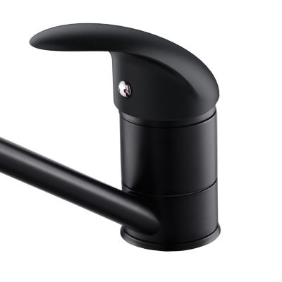 Mitigeur de cuisine noir Essebagno Theo