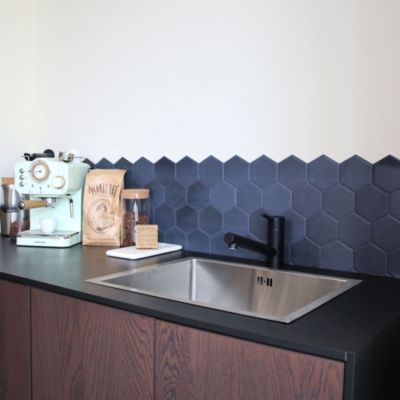 Mitigeur de cuisine noir Essebagno Tubic