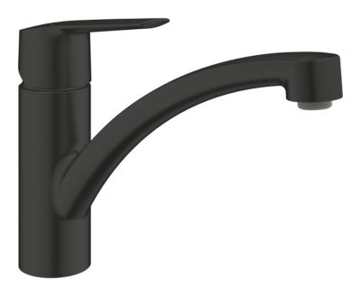 Mitigeur de cuisine noir Grohe Start