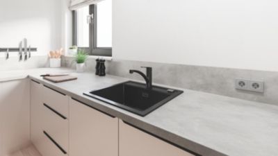 Mitigeur de cuisine noir Grohe Start
