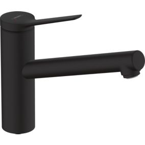 Mitigeur de cuisine noir mat Hansgrohe Zesis M33 H. 214mm