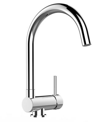 Mitigeur de cuisine Rabattable Sous Fenêtre 6 cm Chromé Robinet Bec Pivotant