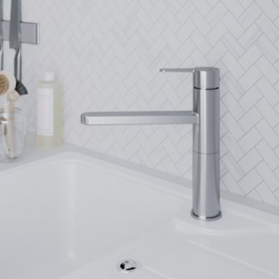Mitigeur de cuisine titanium GoodHome Phoran