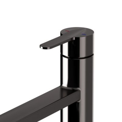 Mitigeur de cuisine titanium GoodHome Phoran