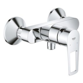Mitigeur de douche 2 trous Grohe StartLoop en métal coloris chromé entraxe 150 mm