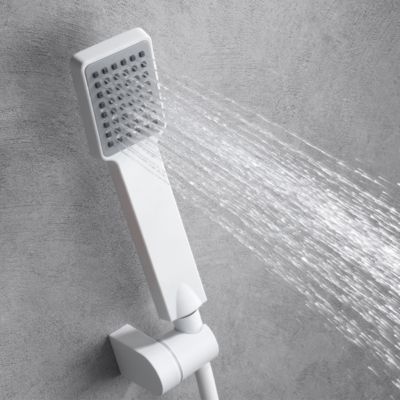 Mitigeur de Douche anti-calcaire Blanc Mat IMEX ART BDAR025-5BL