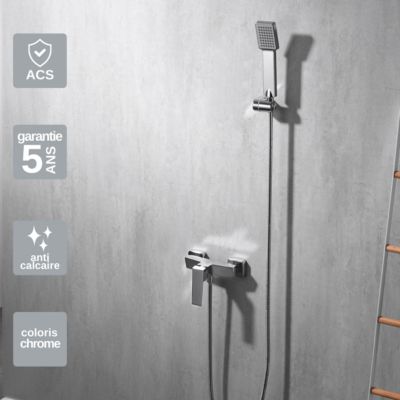 Mitigeur de Douche anti-calcaire Chrome IMEX ART BDAR025-5