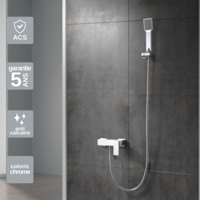 Mitigeur de Douche anti-calcaire Chrome IMEX PISA BDP048-5