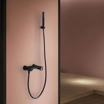 Mitigeur de Douche anti-calcaire Noir Mat IMEX OLIMPO BDC033-5NG