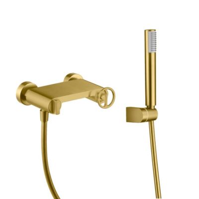 Mitigeur de Douche anti-calcaire Or Brossé IMEX OLIMPO BDC033-5OC