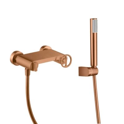 Mitigeur de Douche anti-calcaire Or Rose Cuivré IMEX OLIMPO BDC033-5ORC