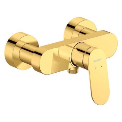 Mitigeur de douche mécanique DURAVIT Wave doré poli