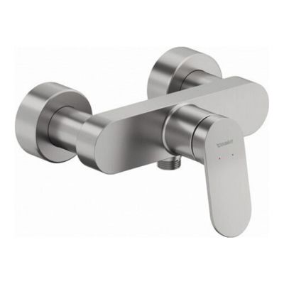 Mitigeur de douche mécanique DURAVIT Wave inox brossé