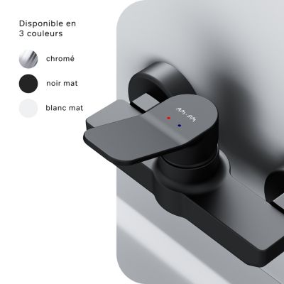 Mitigeur de douche mécanique Robinet Salle de Bain Noir Mat, FXA20022 X-Joy AM.PM