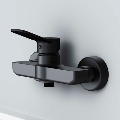 Mitigeur de douche mécanique Robinet Salle de Bain Noir Mat, FXA20022 X-Joy AM.PM